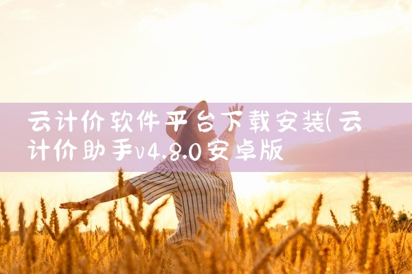 云计价软件平台下载安装