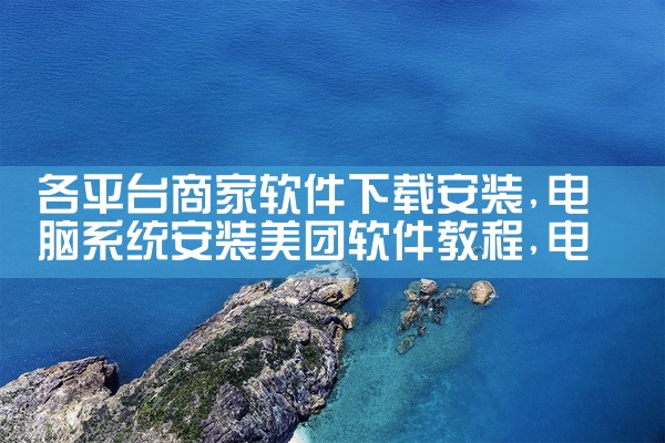 各平台商家软件下载安装