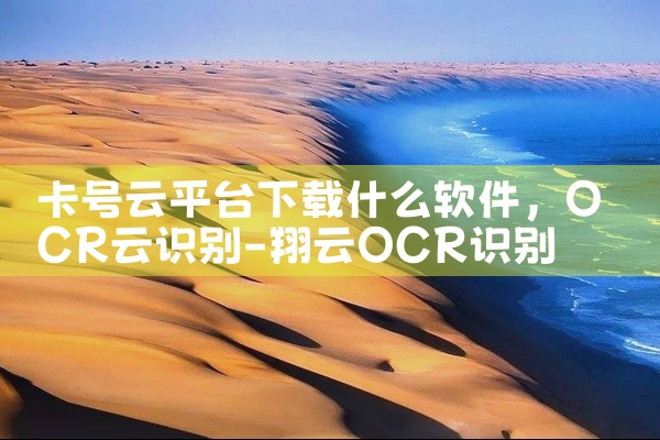 卡号云平台下载什么软件